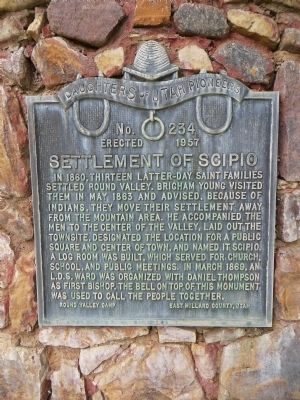 Settlement of Scipio Marker image. Click for full size.