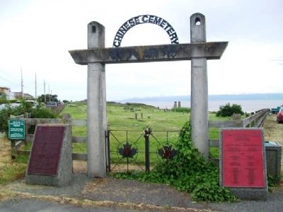 Chinese Cemetery Entrance image. Click for full size.