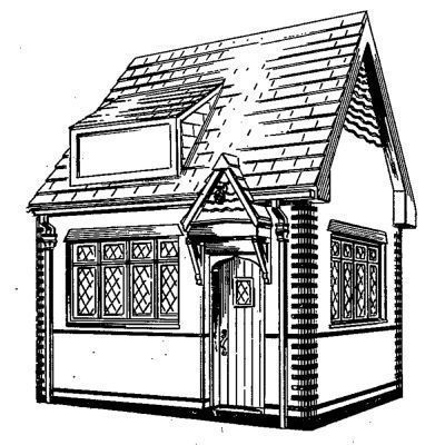 Design for a Building (DES. 111,534) image. Click for full size.