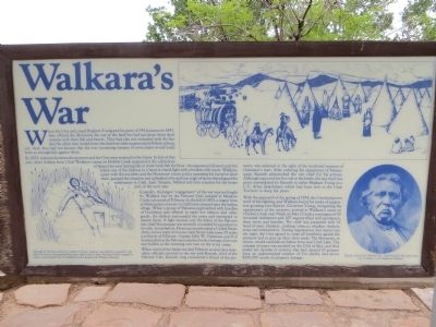 Land of the Yuta Marker - Walkara's War. Click for full size. Land of the Yuta Marker - Walkara's War image. Click for full size.