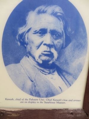 Kanosh, Chief of the Pahvant Utes. Click for full size. Kanosh, Chief of the Pahvant Utes image. Click for full size.