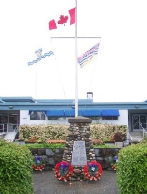 War Memorial at Municipal Hall. Click for full size. War Memorial at Municipal Hall image. Click for full size.