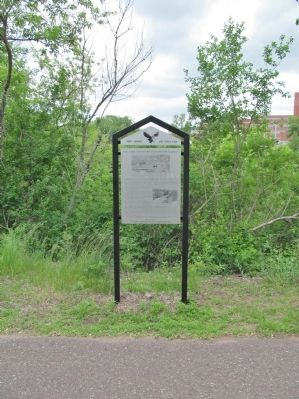 Eau Claires Connection to the Soo Line Railroad Marker image. Click for full size.