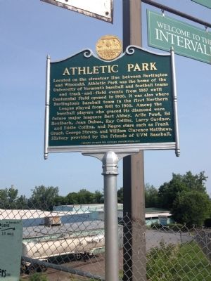 Athletic Park Marker image. Click for full size.