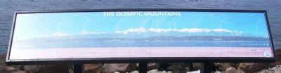 The Olympic Mountains Marker image. Click for full size.