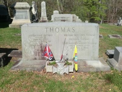 Thomas's Tombstone-Front view image. Click for full size.