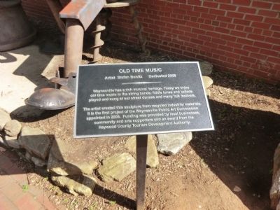 Old Time Music Marker. Click for full size. Old Time Music Marker image. Click for full size.