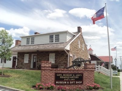 Gen. Robert E. Lee's Headquarters. Click for full size. Gen. Robert E. Lee's Headquarters image. Click for full size.