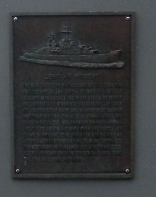 USS <i>Juneau</i> [CL-52] Marker image. Click for full size.