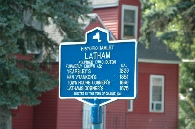 Latham Marker. Click for full size. Latham Marker image. Click for full size.