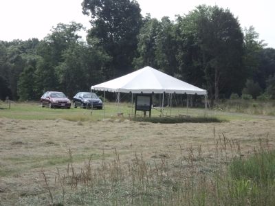 Marker on the George Spangler Farm image. Click for full size.