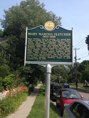 Mary Martha Fletcher Marker. Click for full size. Mary Martha Fletcher Marker image. Click for full size.