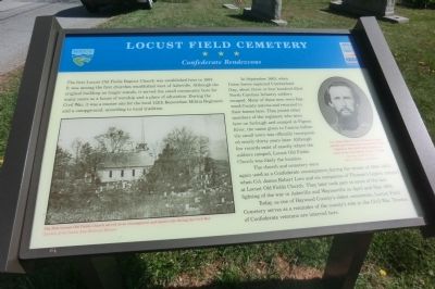 Locust Field Cemetery Marker image. Click for full size.