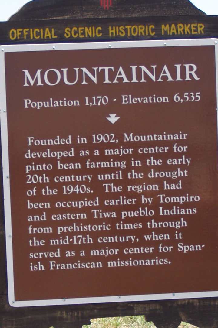 Mountainair (West) Marker