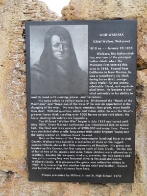 Chief Walkara Marker image. Click for full size.