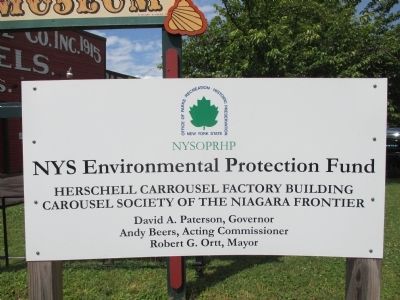 NYS Environmental Protection Fund Sign image. Click for full size.