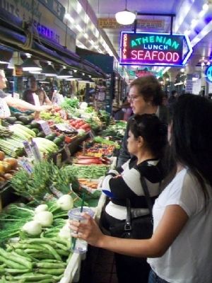 Pike Place Market Produce Stand. Click for full size. Pike Place Market Produce Stand image. Click for full size.