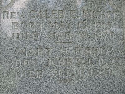 Mary Hosford Fisher Family Monument. Click for full size. Mary Hosford Fisher Family Monument image. Click for full size.