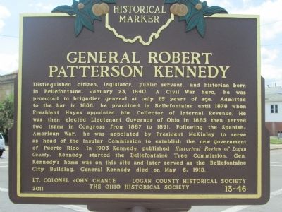 General Robert Patterson Kennedy Marker image. Click for full size.