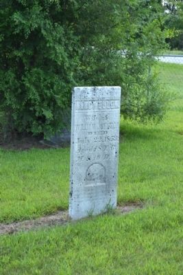 Headstone of Early Cemetery Grave image. Click for full size.