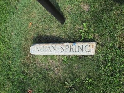 Stone at Base of Batavia Marker. Click for full size. Stone at Base of Batavia Marker image. Click for full size.