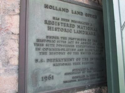 Registered National Historic Landmark Plaque. Click for full size. Registered National Historic Landmark Plaque image. Click for full size.