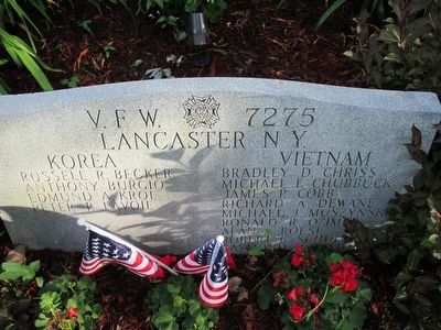 Lancaster, NY War Memorial image. Click for full size.