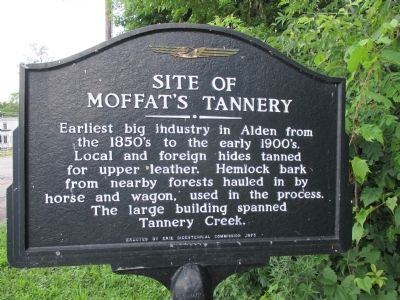 Site of Moffat's Tannery Marker image. Click for full size.
