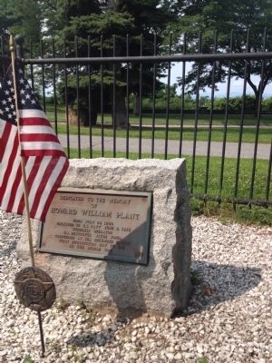 Howard William Plant memorial Marker. Click for full size. Howard William Plant memorial Marker image. Click for full size.
