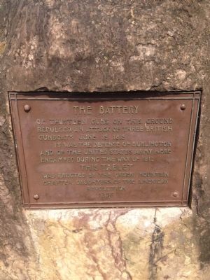 The Battery stone marker. Click for full size. The Battery stone marker image. Click for full size.