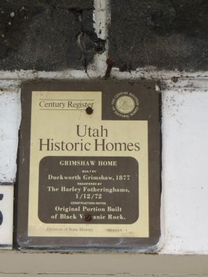 Grimshaw Home Marker image. Click for full size.