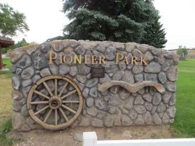 Pioneer Park Marker image. Click for full size.