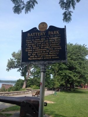 Battery Park Marker image. Click for full size.