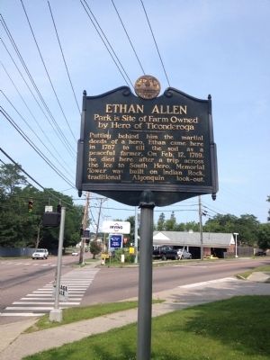 Ethan Allen Marker. Click for full size. Ethan Allen Marker image. Click for full size.