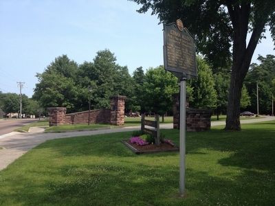 Wideview of Ethan Allen Marker. Click for full size. Wideview of Ethan Allen Marker image. Click for full size.