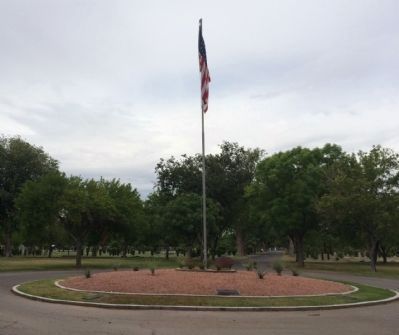 Veterans Memorial Circle at Woodlawn Cemetery image. Click for full size.