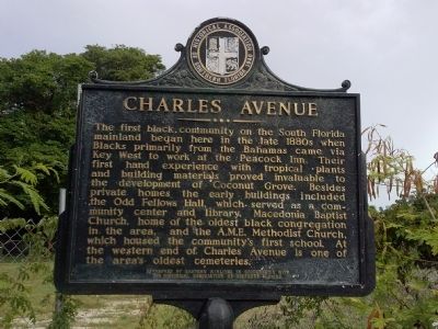 Charles Avenue Marker image. Click for full size.