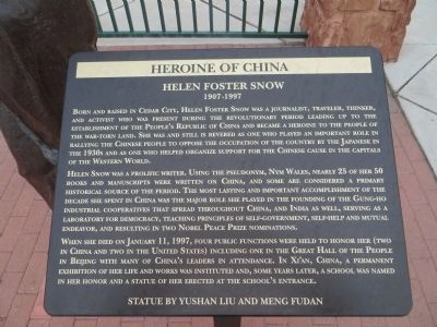 Heroine of China Marker image. Click for full size.