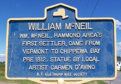 William McNeil Marker. Click for full size. William McNeil Marker image. Click for full size.