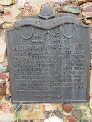Military Training Camp Site Marker image. Click for full size.