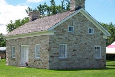 Historic Stone Home Replica on Hammond Museum Grounds image. Click for full size.