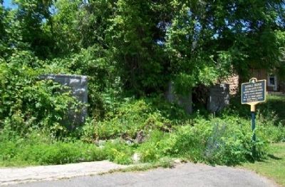 Catholic Church Ruins and Marker. Click for full size. Catholic Church Ruins and Marker image. Click for full size.