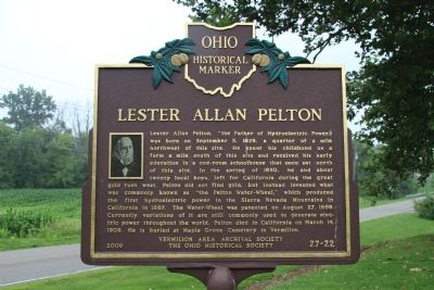 Lester Allan Pelton Marker image. Click for full size.