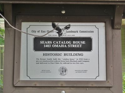Sears Catalog House Marker. Click for full size. Sears Catalog House Marker image. Click for full size.