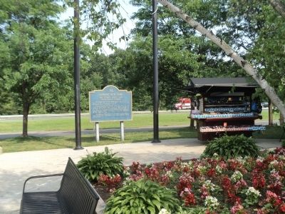 Marker on the NY Thruway. Click for full size. Marker on the NY Thruway image. Click for full size.