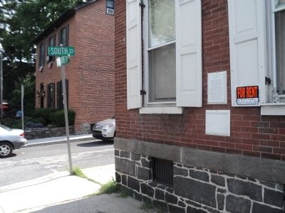 Baltimore Street Facade Marker. Click for full size. Baltimore Street Facade Marker image. Click for full size.