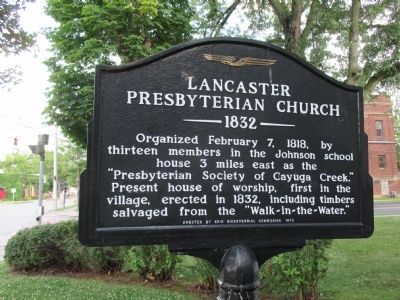 Lancaster Presbyterian Church Marker image. Click for full size.