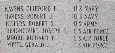 Korean War Veterans Memorial (back) image. Click for full size.