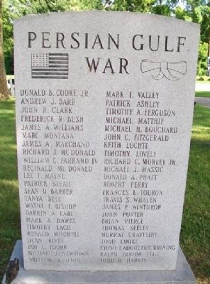 Persian Gulf War Memorial. Click for full size. Persian Gulf War Memorial image. Click for full size.