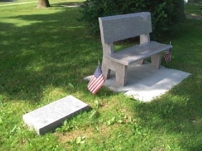 Nicholas "Nic" Sovie USMC Memorial Bench image. Click for full size.